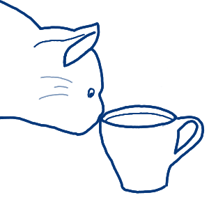 Latte and cat MindGarden